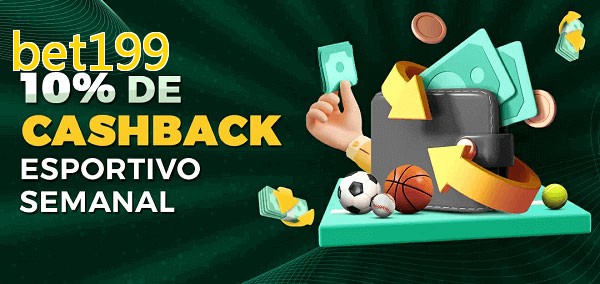 10% de bônus de cashback na bet199