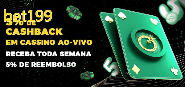 Promoções do cassino ao Vivo bet199